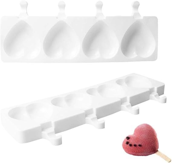 3.25" Heart Ice Cream Bar Mold/4