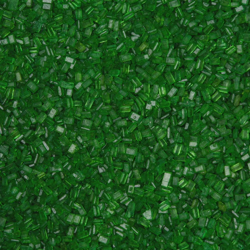 Green Dark Crystal Sugar 3.5oz