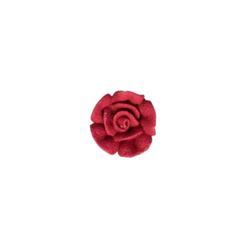 1" Burgundy Rose/8 Royal Icing