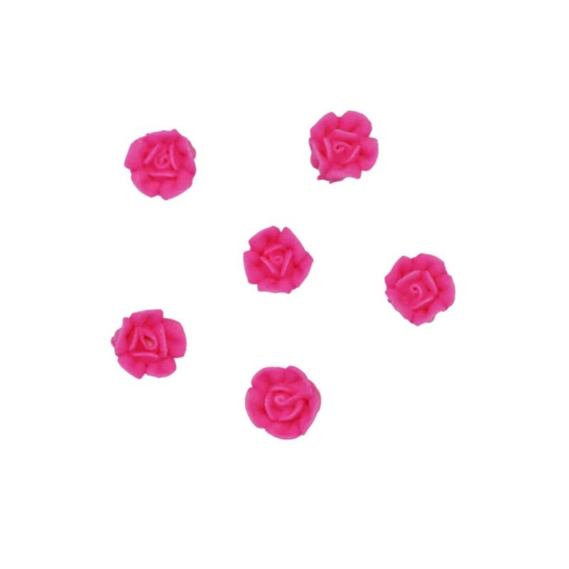 1/2" Hot Pink Rose Pk24