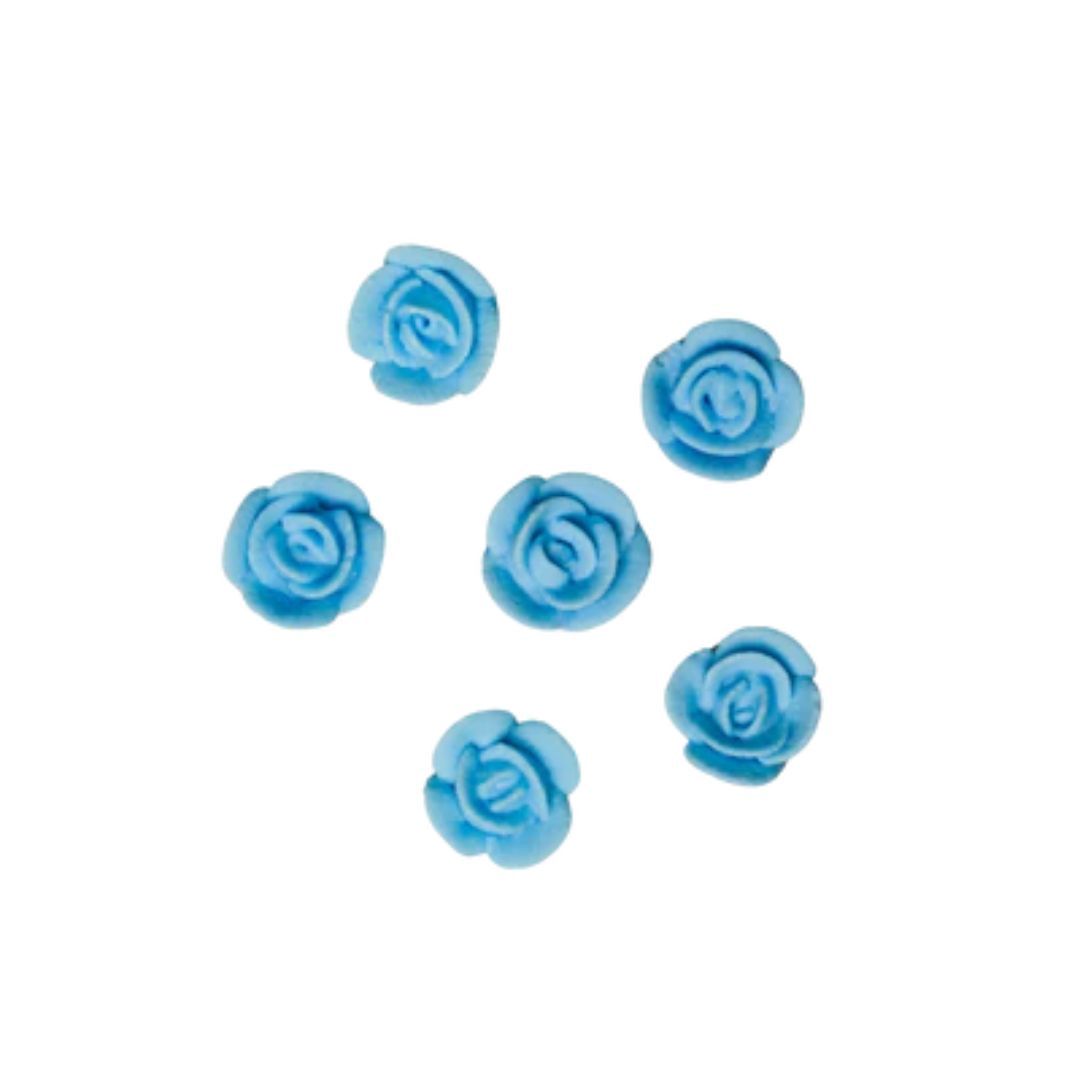 1/2" Lt. Blue Rose Pk24