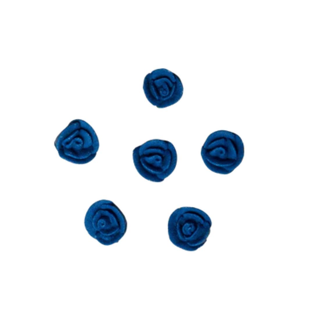 1/2" Royal Blue Rose Pk24