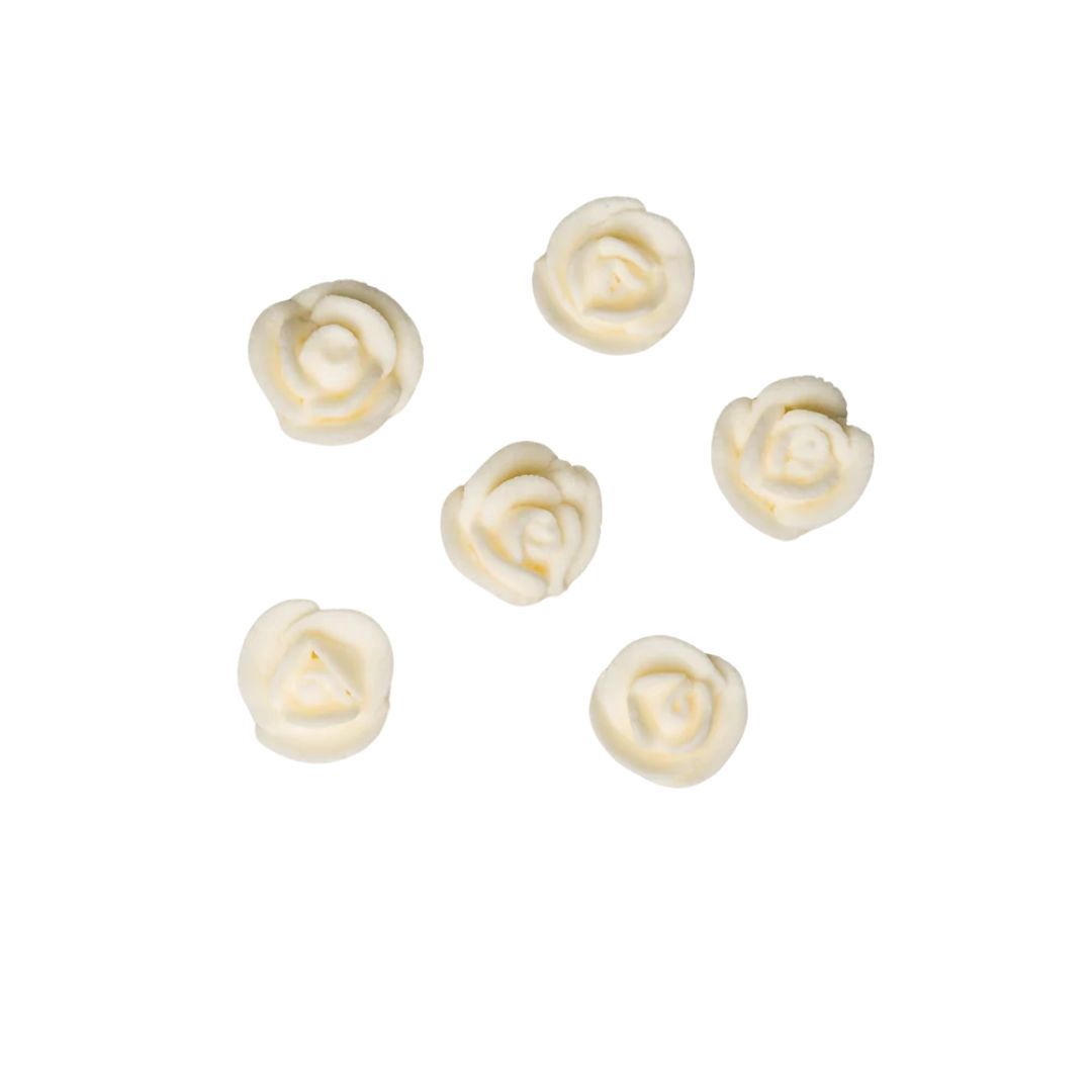 1/2" Ivory Rose Pk24