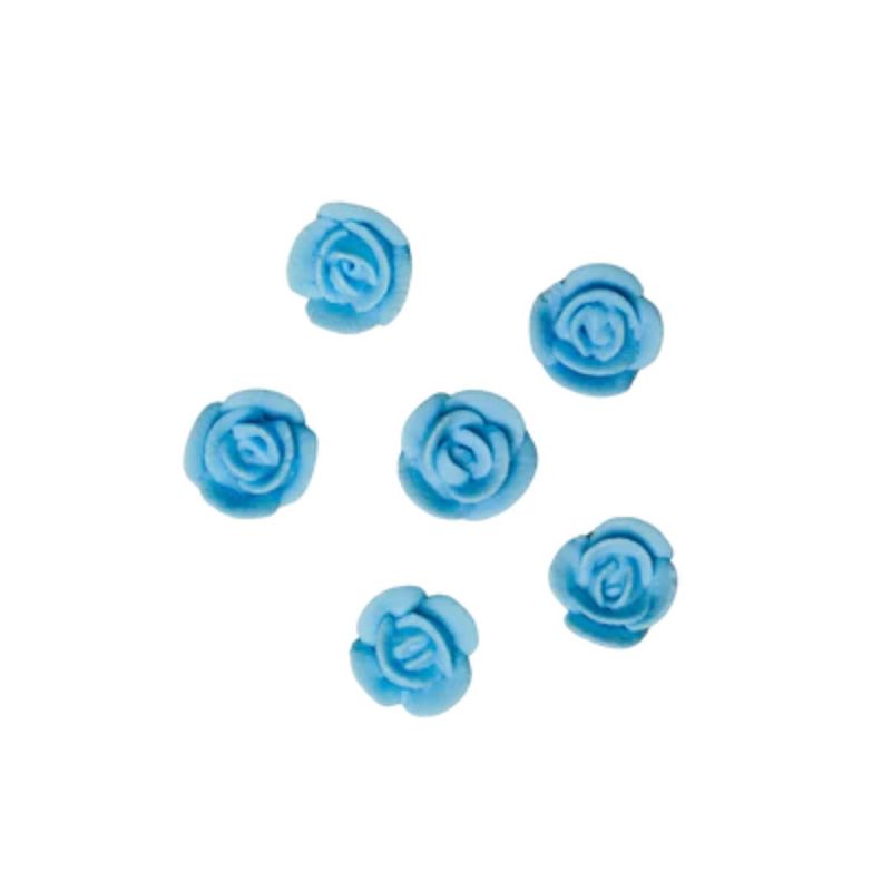 1/2" Lt. Blue Rose Pk24
