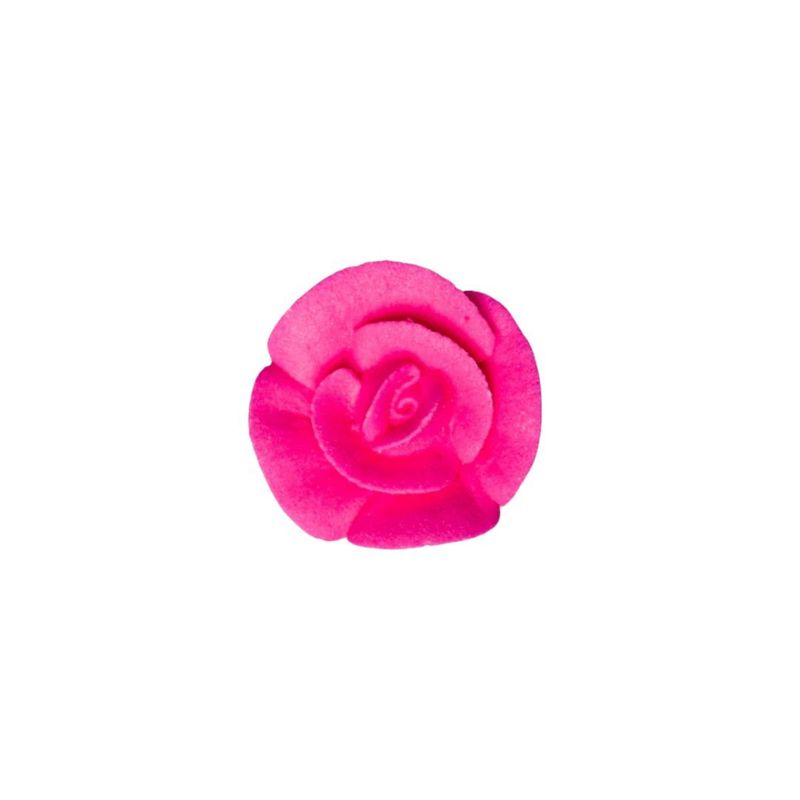 1" Hot Pink Rose/8 Royal Icing