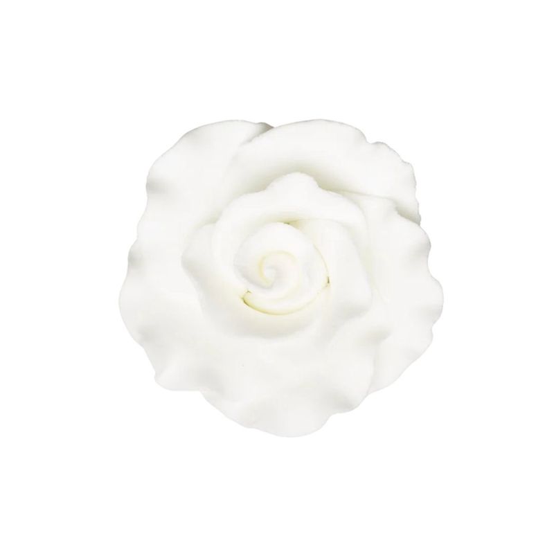 2" White Formal Rose Gumpaste