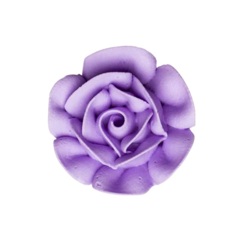 1.75" Lavender Rose Pk6 Royal Icing