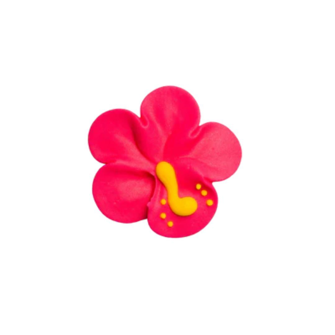1.75"Pink Hibiscus RoyalIcing