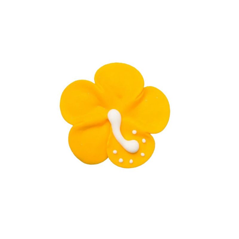 1.75"Yellow Hibiscus  Royal Ic