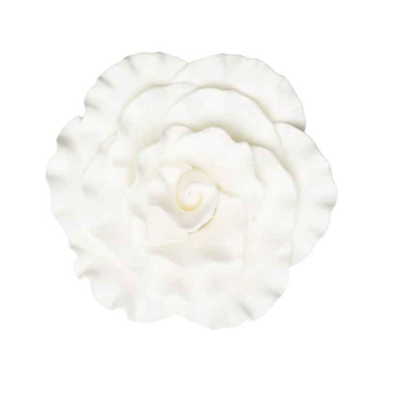 4" White Formal Rose  Gumpaste