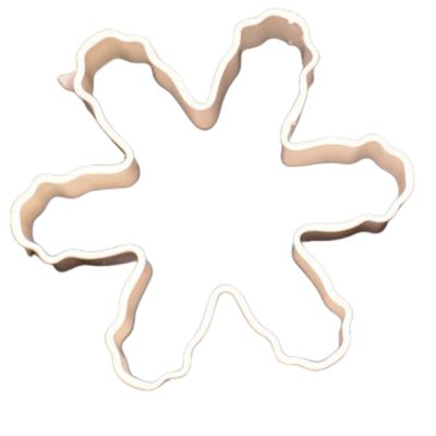 White Snowflake  Metal Cutter 3&quot;