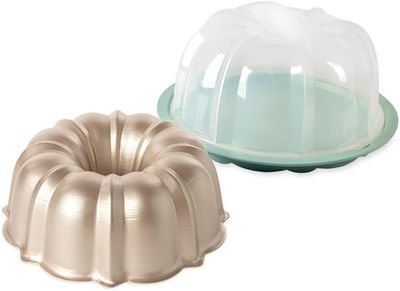 Bundt Pan &amp; Cake Keeper Set