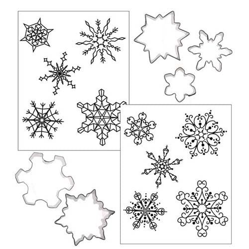 Snowflake Set Cutter /Texture