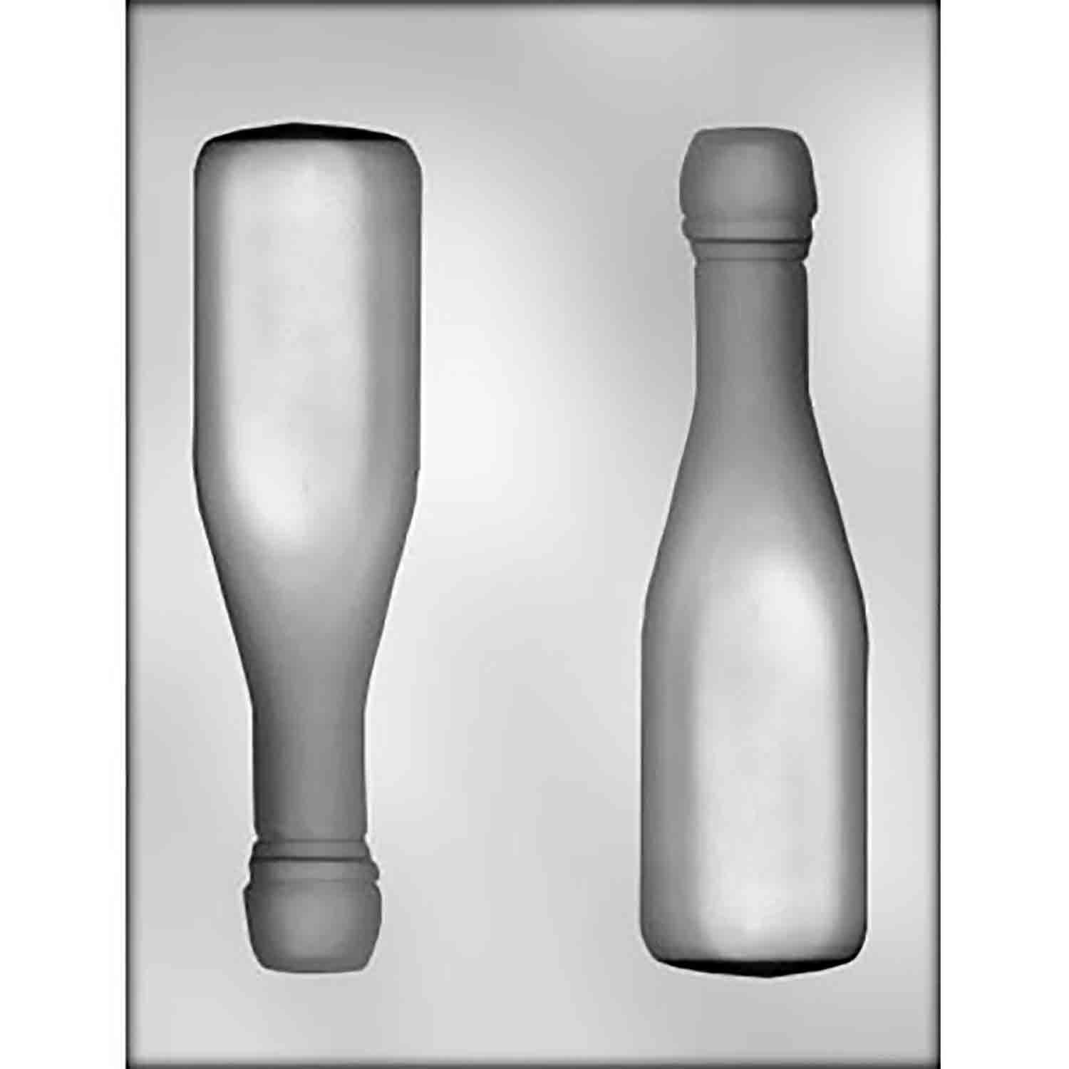 Champagne Bottle Mold 7"