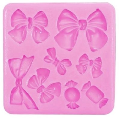Asst. Bows with Candy Silicone Mold