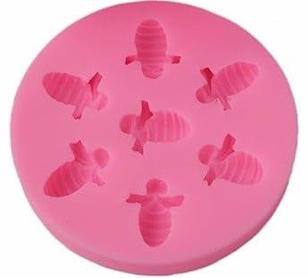 Bees 7 Cavity Silicone Mold