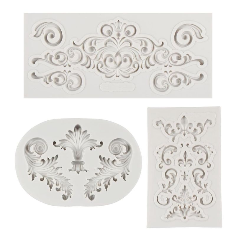 Baroque Assorted Silicone Molds Medium