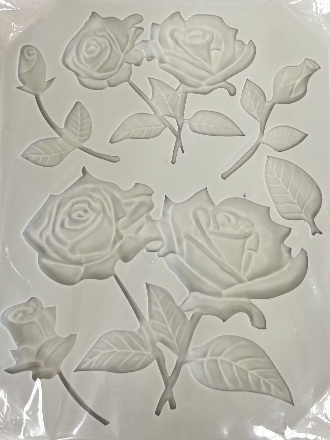 Roses/Leaves Mold     Silicone