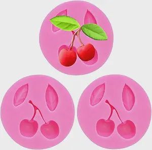 Cherries/ Leaves Mold Silicone