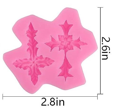 Crosses 2/Mold  Silicone