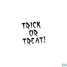 Trick or Treat Stencil
