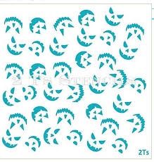 Jack-o-Lantern Faces Stencil