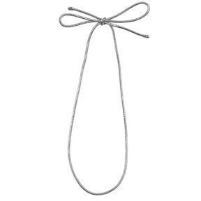 25" Silver Loop Bow