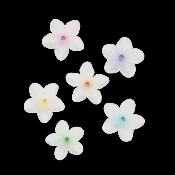 1.5" Charming Blossoms Asst Colors 4pack