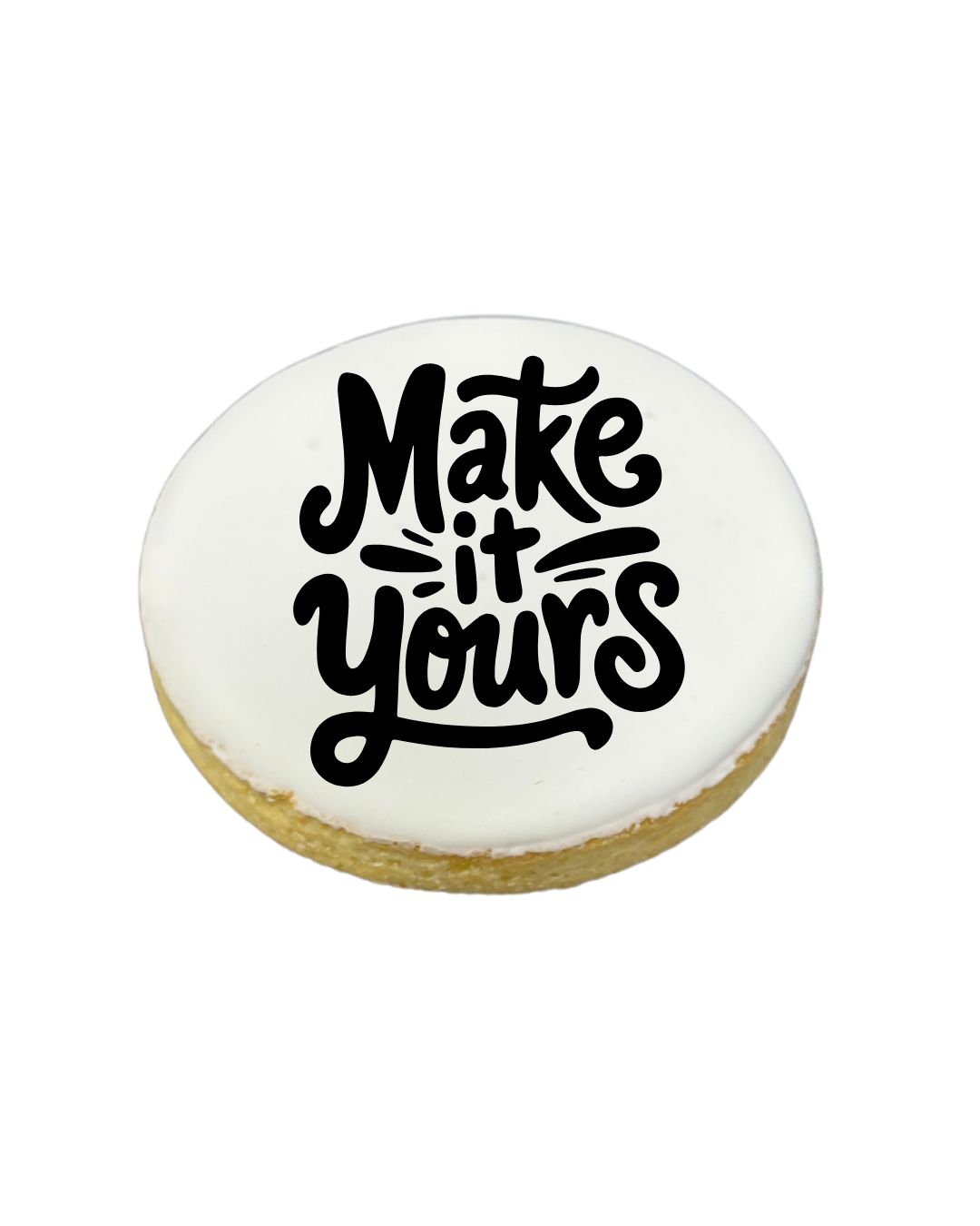 Printed Cookie Logo or Text 12 pack