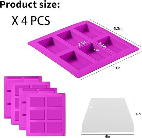 Deep Rectangle Bar Mold