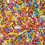 Natural Rainbow Jimmies 3oz