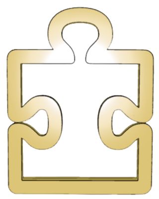Puzzle Piece Cutter 3.5&quot;