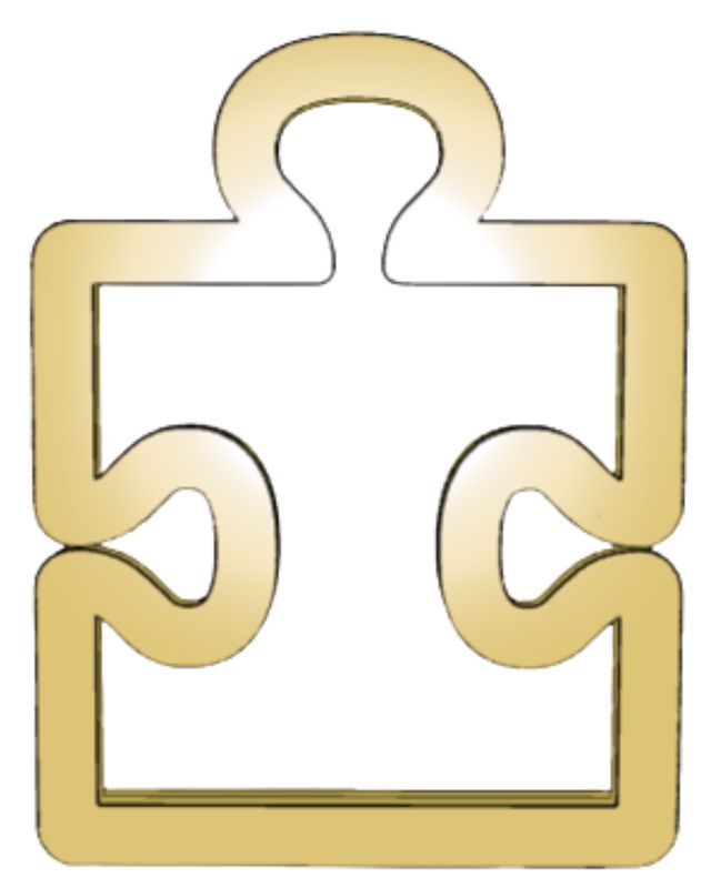 Puzzle Piece Cutter 3.5&quot;