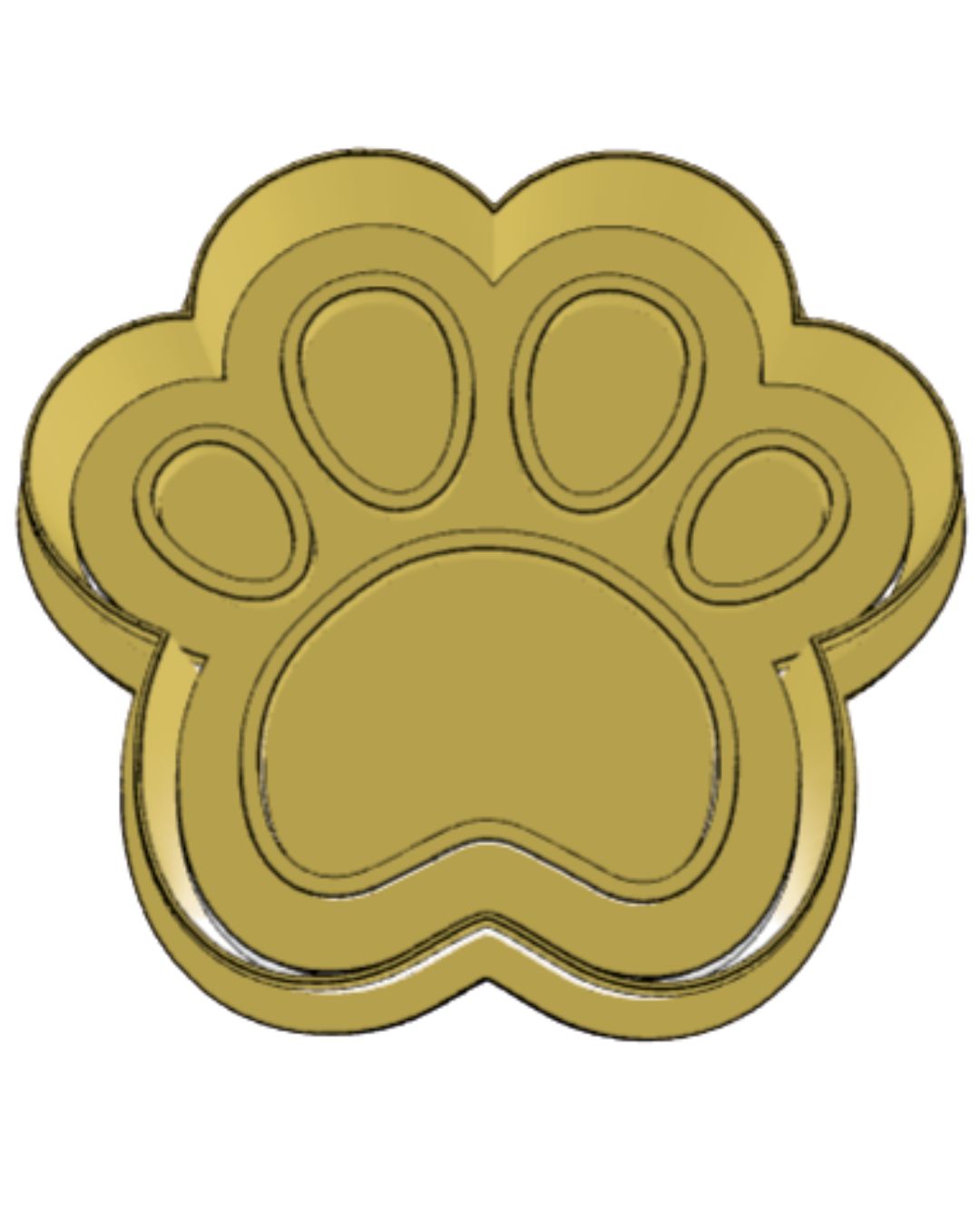Paw Cutter and Stamp Set 3&quot;