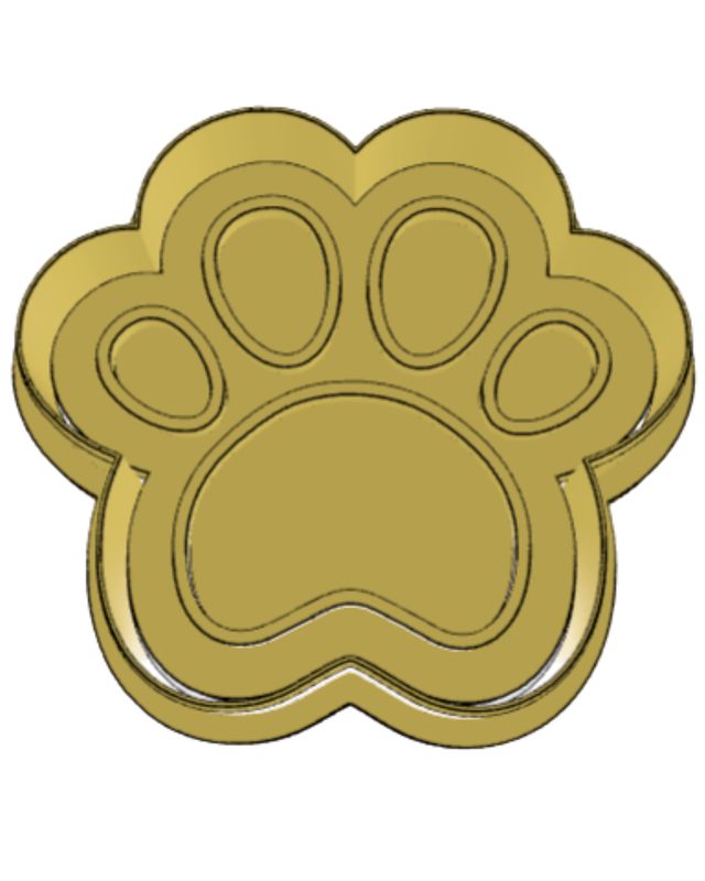 Paw Cutter and Stamp Set 3&quot;