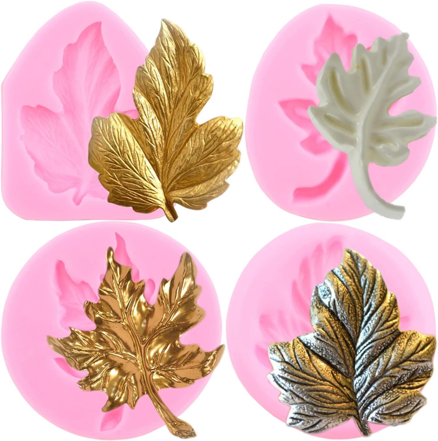 Fall Leaf Silicone Mold 1up