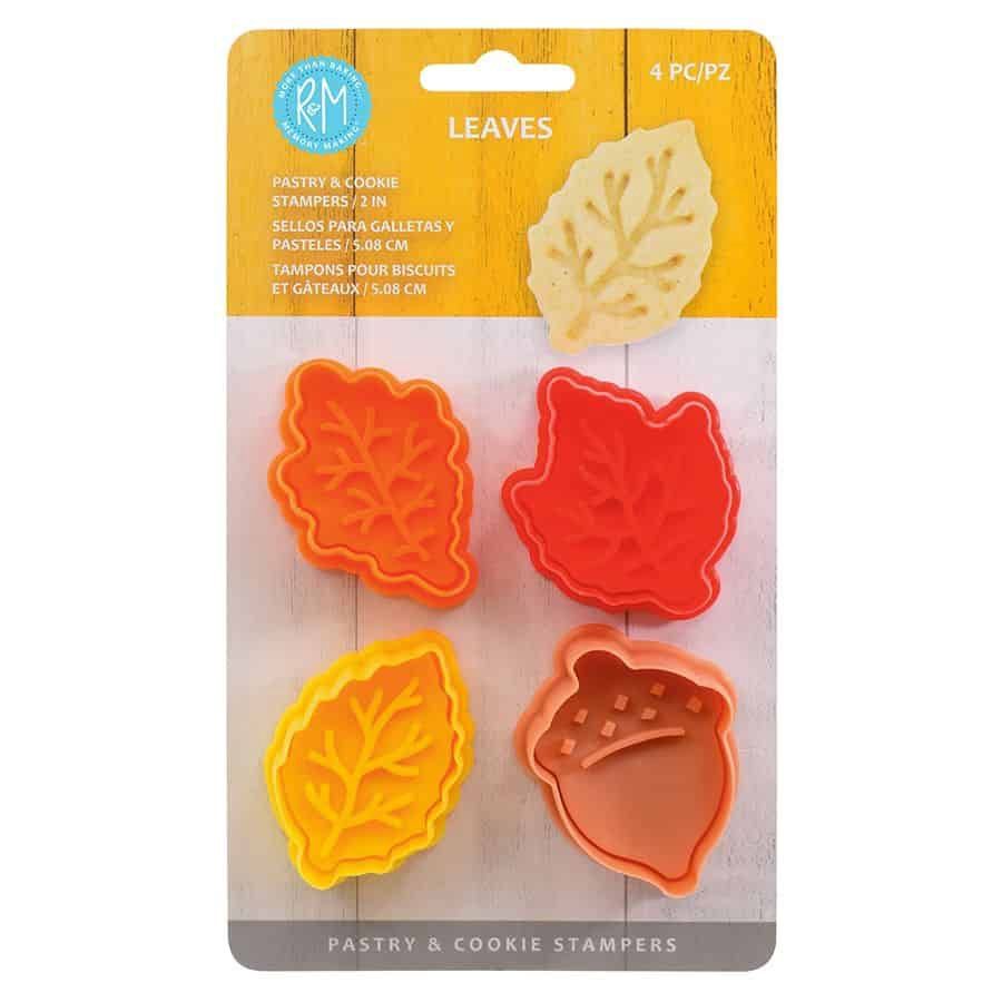 4 Pc. Leaves Stamper Set