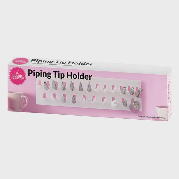 Wall-Mounted Piping Tip Holder