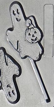 Ghost w/Pumpkin Sucker Mold
