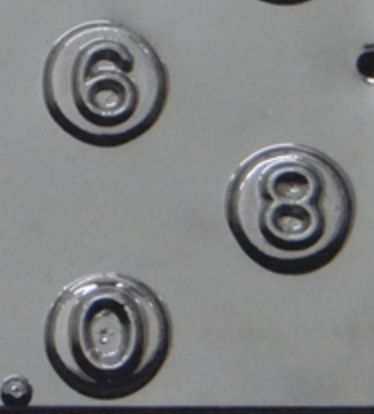 Numbers on Circles Pc Mold