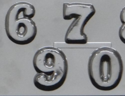 1.75&quot; Numbers Pc Mold