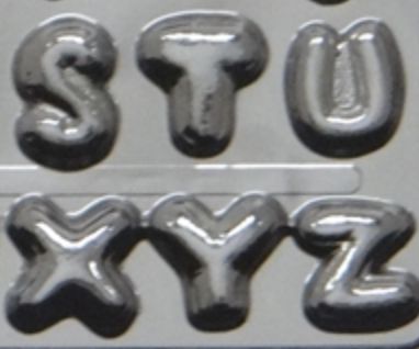 Tufted Alphabet Pc Mold