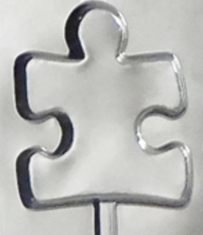 Autism Puzzle Piece Sucker Mold