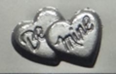 &quot;Be Mine&quot; Double Hearts Pc Mold