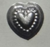 Beaded Heart Pc Mold