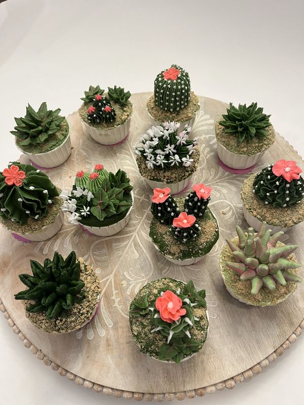 10/09 Succulent Cupcake Class ($50 plus supplies)