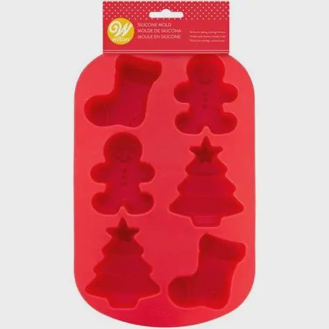 Christmas Pan Silicone 6 Cav.