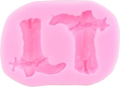Cowboy Boots Silicone Mold (2pc)