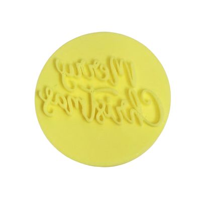 Merry Christmas Script Stamp