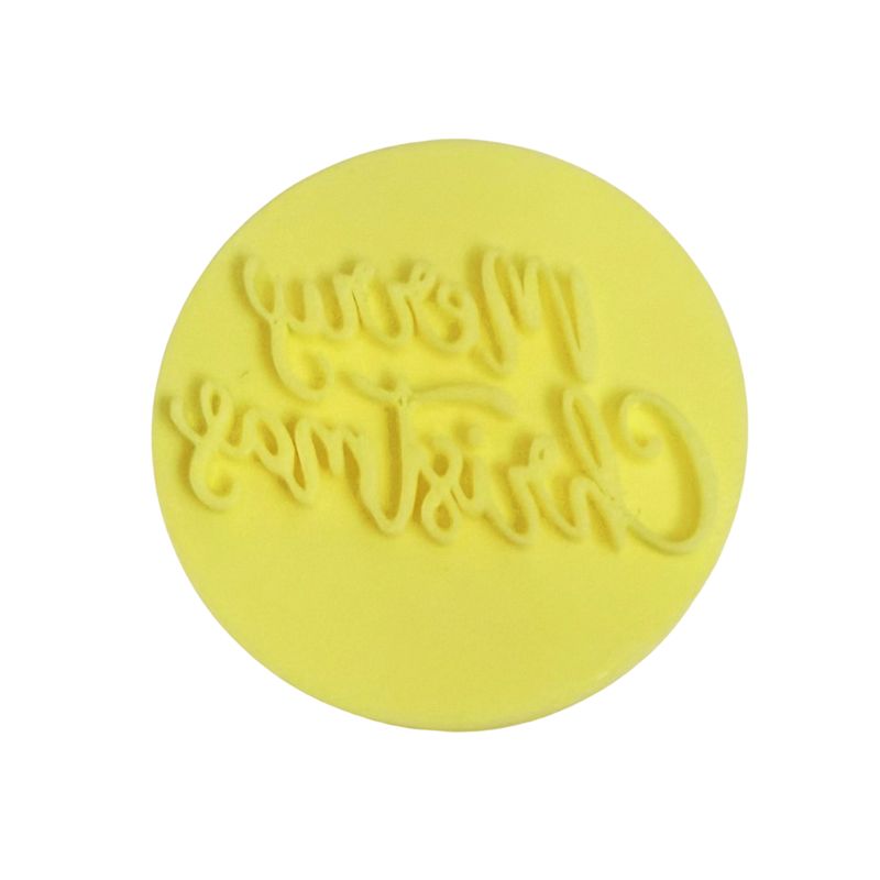 Merry Christmas Script Stamp
